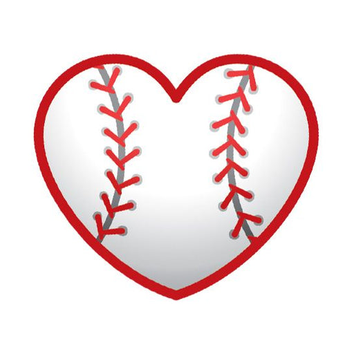 Baseball Heart Clipart